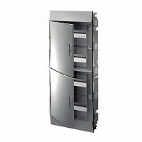 Распределительный шкаф Mistral41 48 мод., IP41, встраиваемый, термопласт, белая дверь |  код. 1SLM004100A1308 |  ABB